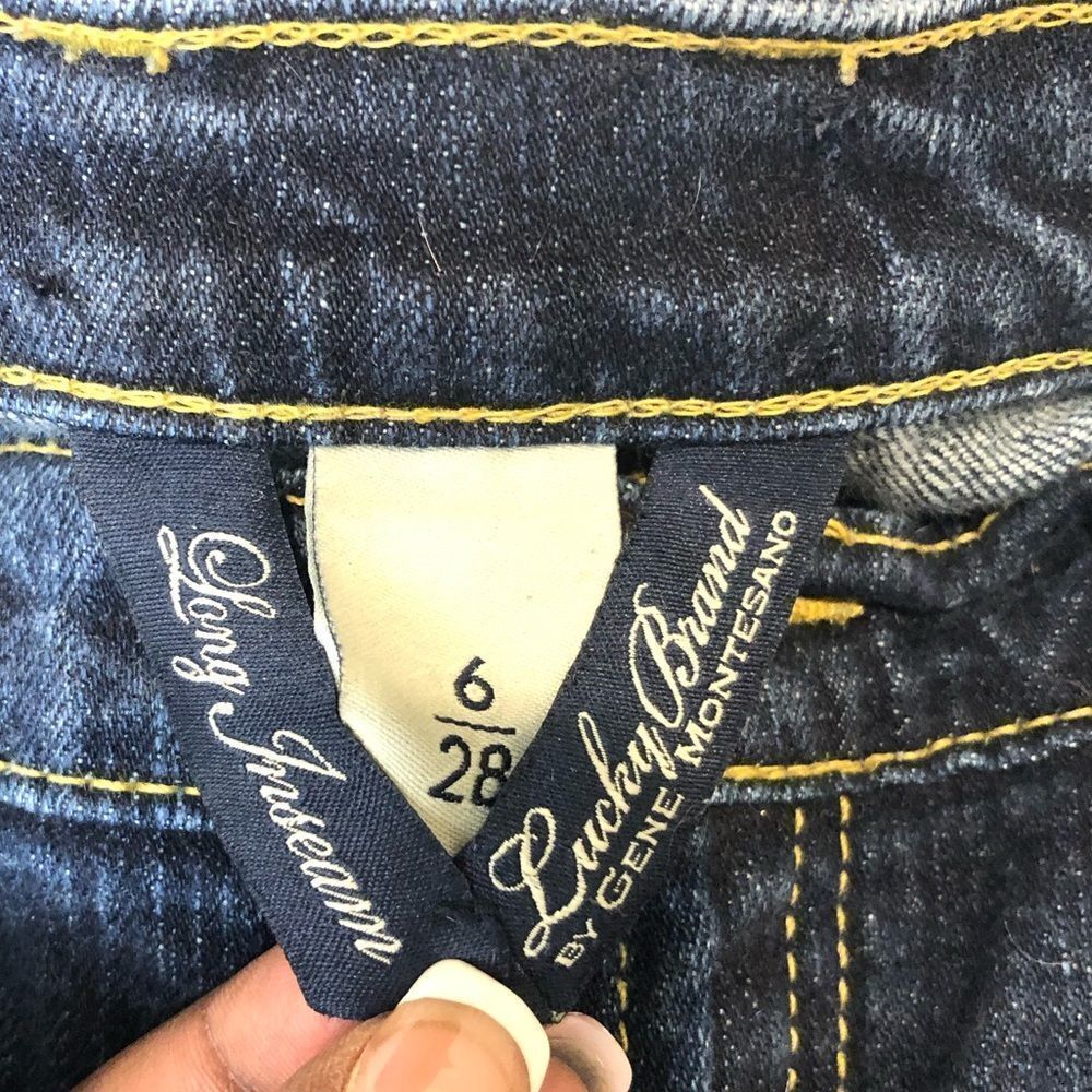 Lucky Brand dark denim jeans size 6 - Picture 4 of 14